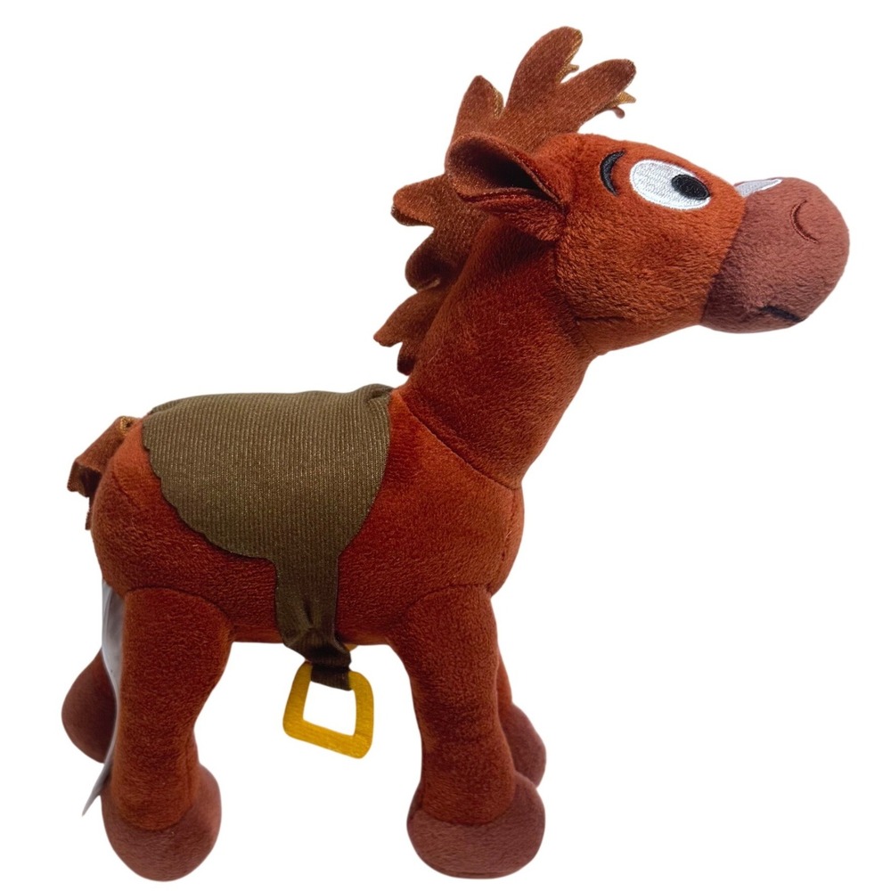 Disney Pixar Toy Story Bullseye Plush‎ Horse Brown Stuffed Animal 10" Licensed